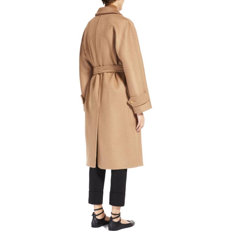 Purchase (W) ''S Max Mara MaxMara 雙排扣腰帶駝色外套 休閒純色 1016043906-068