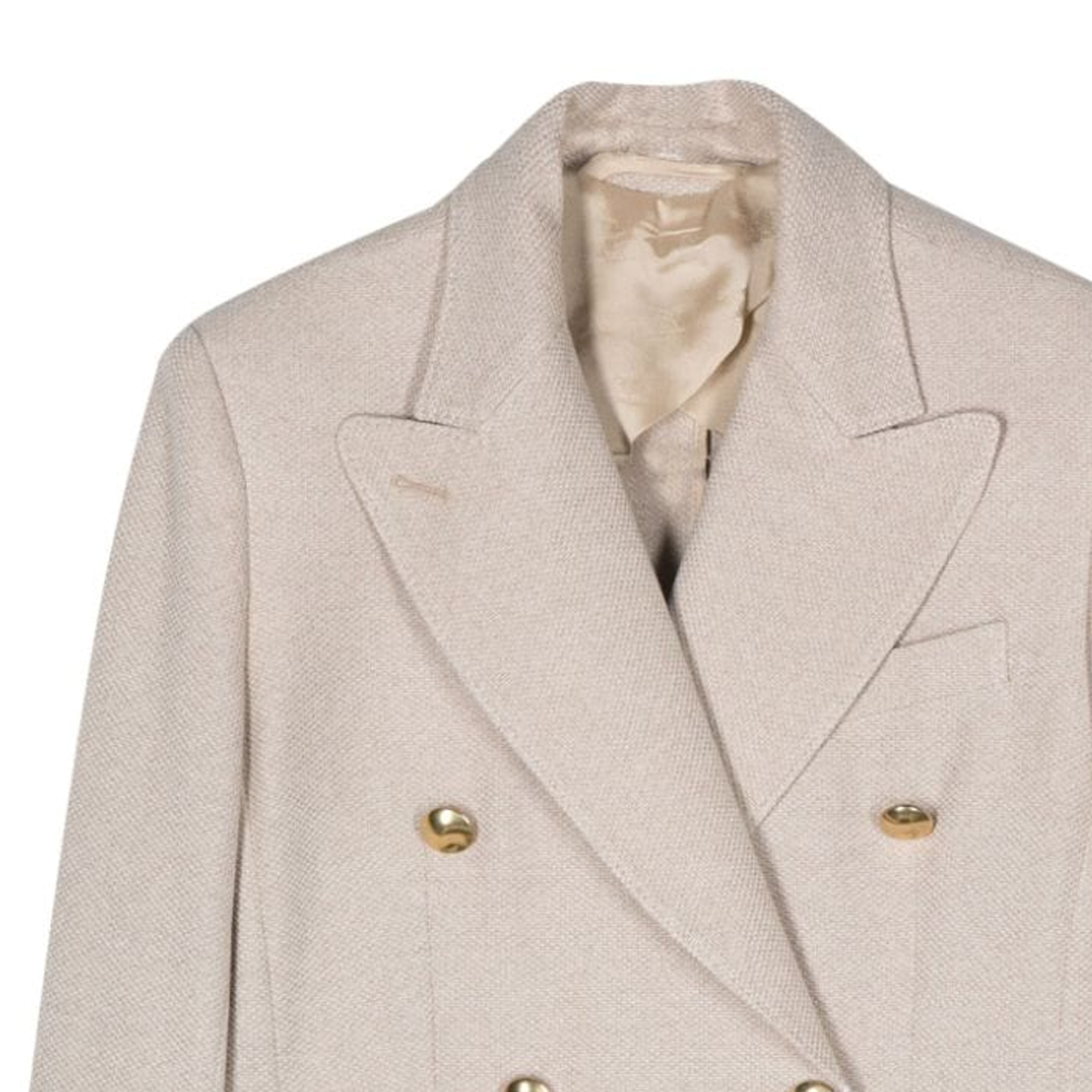 Shop (Women) 'S Max Mara MaxMara  Double-Breasted Blazer Almond Beige 2411911022000