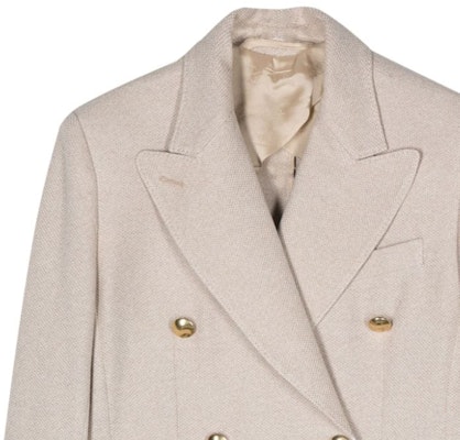 (Women) 'S Max Mara MaxMara Double-Breasted Blazer Almond Beige 2411911022000 Shop (Women) 'S Max Mara MaxMara Double-Breasted Blazer Almond Beige 2411911022000