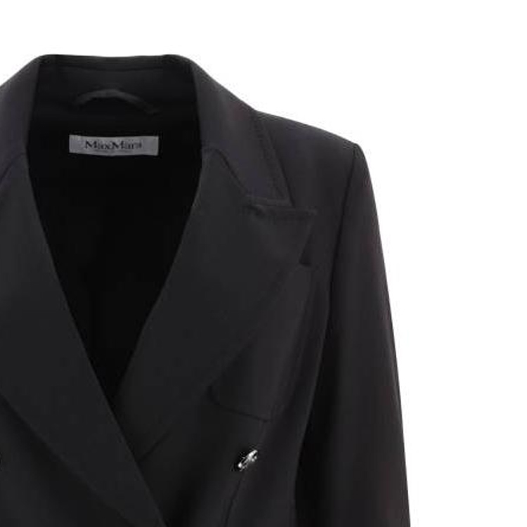 Purchase (Women) 'S Max Mara MaxMara  Double-Breasted Blazer Jacket in Black. 2310460339600-002