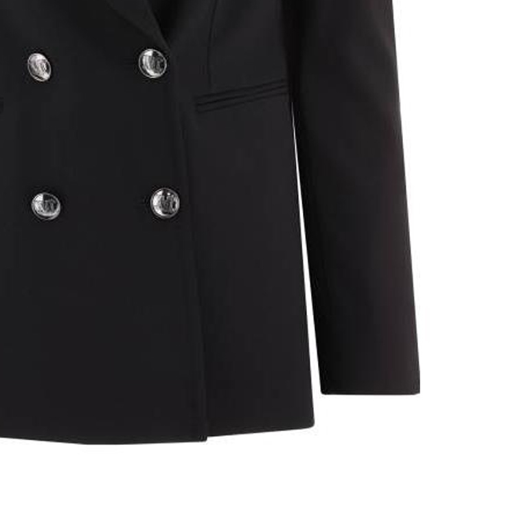 Sizing (Women) 'S Max Mara MaxMara  Double-Breasted Blazer Jacket in Black. 2310460339600-002