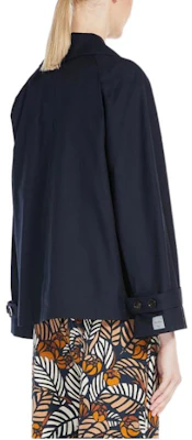 (W) ''Max Mara Jaket Trench Lengan Panjang Double-Breasted - Biru'' 9021033706-006 Purchase (W) ''Max Mara Jaket Trench Lengan Panjang Double-Breasted - Biru'' 9021033706-006