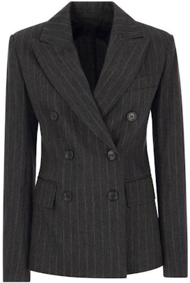 (W) ''Blazer de Raya Diplomática Doble Botonadura Gris ''S Max Mara MaxMara 2319160139600-001 Buy (W) ''Blazer de Raya Diplomática Doble Botonadura Gris ''S Max Mara MaxMara 2319160139600-001