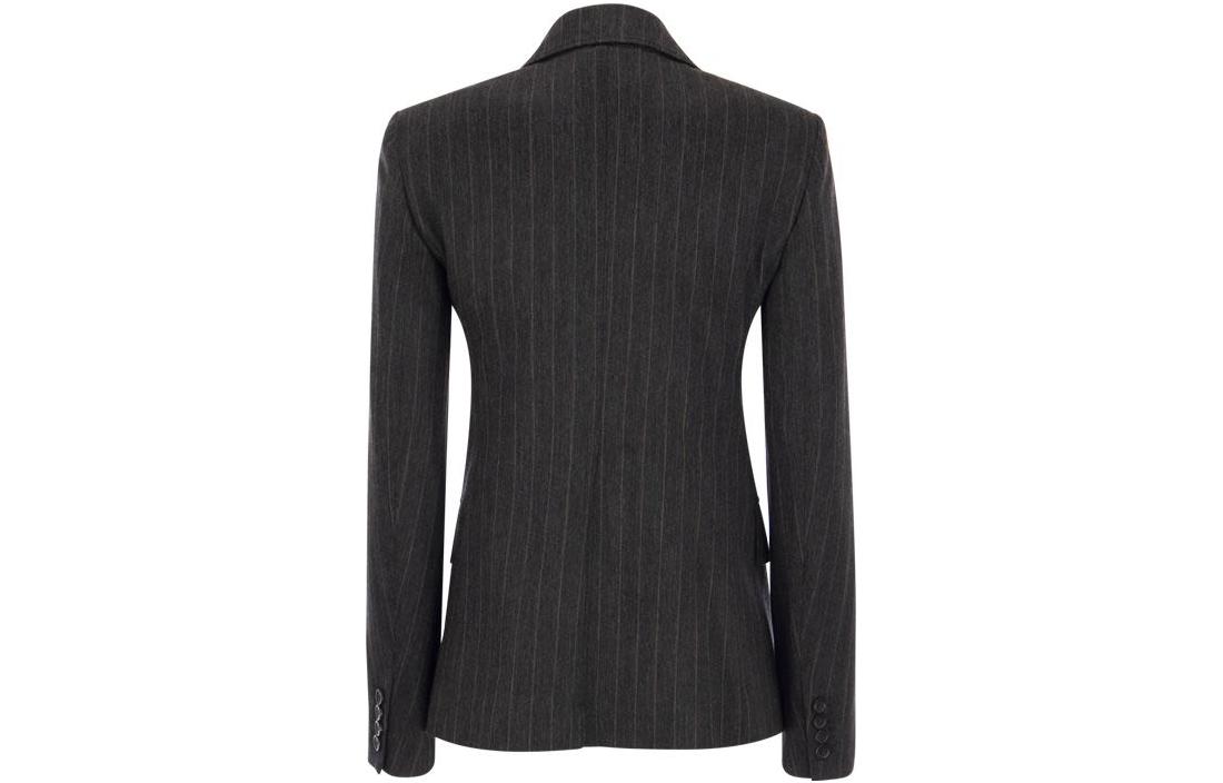 Lookbook (W) ''Blazer de Raya Diplomática Doble Botonadura Gris ''S Max Mara MaxMara 2319160139600-001