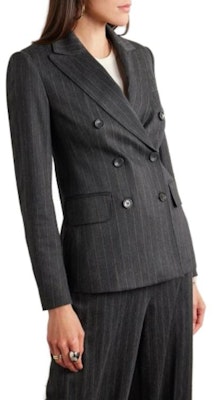 (W) ''Blazer de Raya Diplomática Doble Botonadura Gris ''S Max Mara MaxMara 2319160139600-001 Details for (W) ''Blazer de Raya Diplomática Doble Botonadura Gris ''S Max Mara MaxMara 2319160139600-001