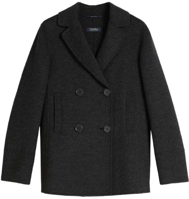 women-s-max-mara-max-mara-double-breasted-short-coat-solid-dark-gray-9046011306