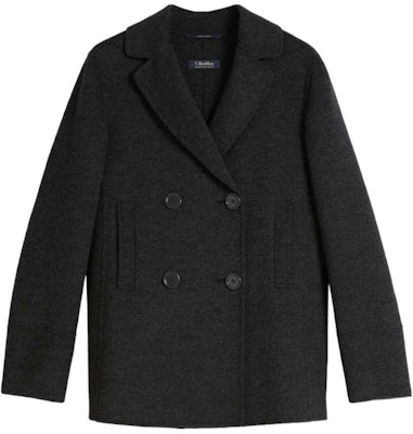 (W) ''S Max Mara ダブルブレスト ショートコート - 無地 ダークグレー. 9046011306 Buy (W) ''S Max Mara ダブルブレスト ショートコート - 無地 ダークグレー. 9046011306