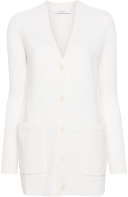 (Women) 'S Max Mara MaxMara Embroidered V-Neck Slim Fit Knit Sweater - Off-White 2421346052600 Buy (Women) 'S Max Mara MaxMara Embroidered V-Neck Slim Fit Knit Sweater - Off-White 2421346052600