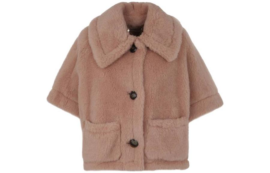 (Women) 'S Max Mara MaxMara  Fitted Single-Breasted Short-Sleeve Jacket Light Purple 2347361733600003