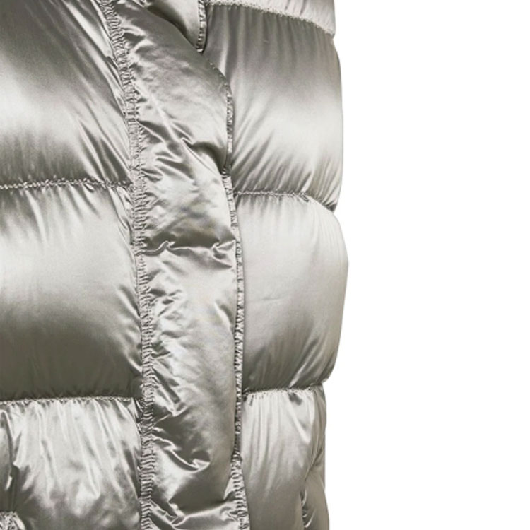 (Women) 'S Max Mara MaxMara  Fitted Solid Glossy Stand-Collar Sleeveless Vest 92960126-001 圖 4