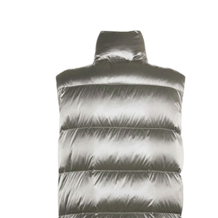 (Women) 'S Max Mara MaxMara  Fitted Solid Glossy Stand-Collar Sleeveless Vest 92960126-001 圖 5