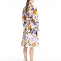 Shop (W) ''S Max Mara MaxMara 花卉印花短袖襯衫裙 - 淡紫色 5221192106008-HILDE