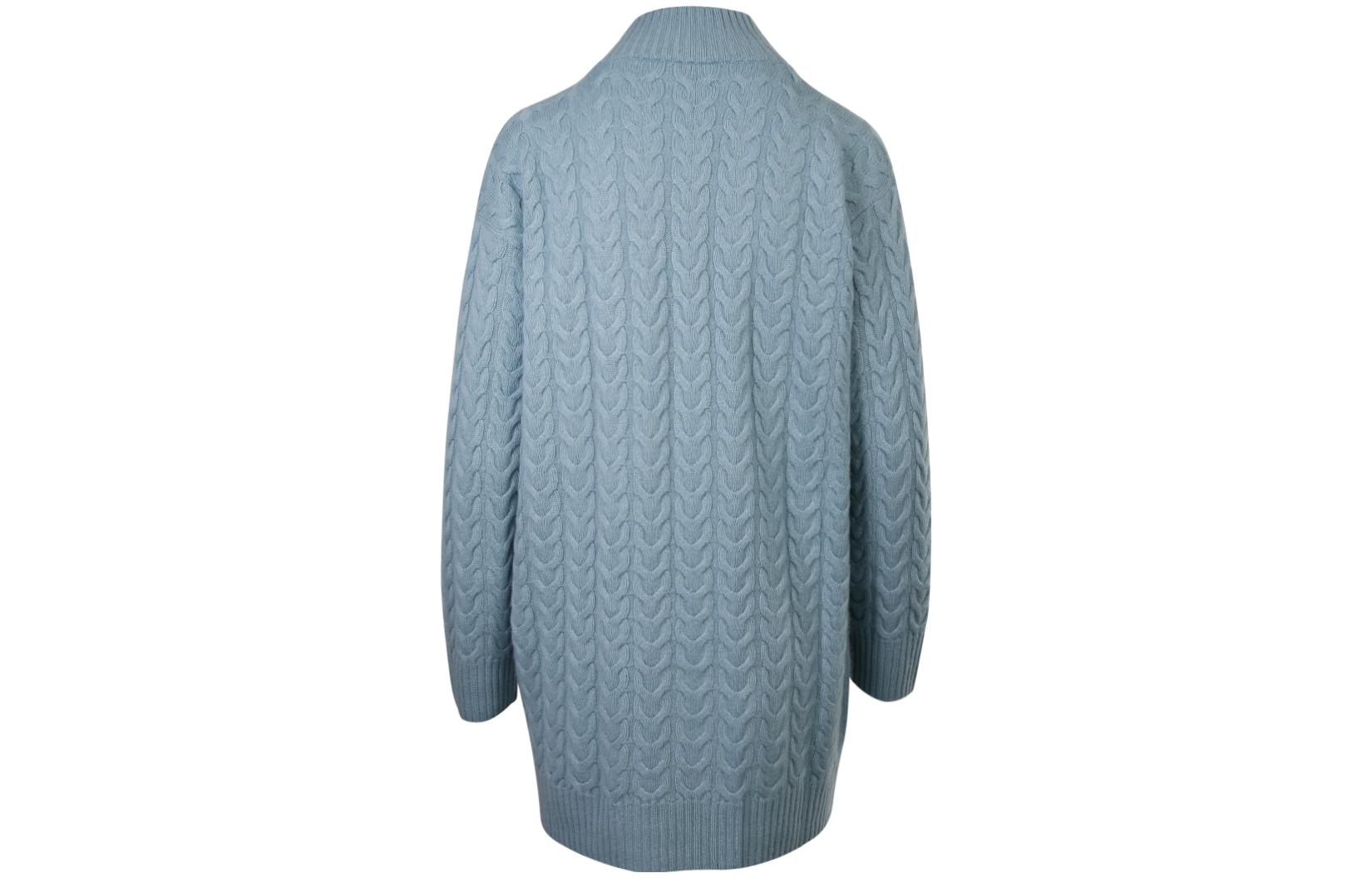 Lookbook (W) ''S Max Mara MaxMara 灰色羊毛高领镂空细节长袖毛衣 1361021160010-MEDEA