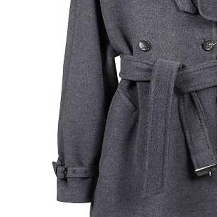 (Women) 'S Max Mara MaxMara  Grey Double-Breasted Long Sleeve Coat 10160523600-034 圖 6