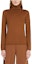 Shop (Women) 'S Max Mara MaxMara High-Neck Long-Sleeve Sweater Tobacco Brown 1366182306006-SALUTO