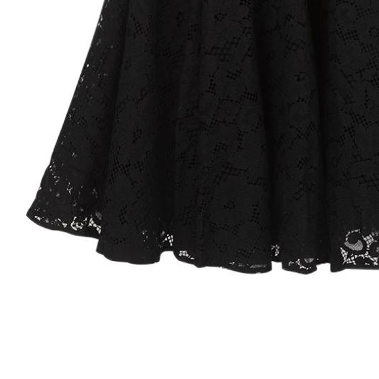 Purchase (Women) 'S Max Mara MaxMara  High-Waist Black Lace Midi Skirt Casual Wear 81060283000001