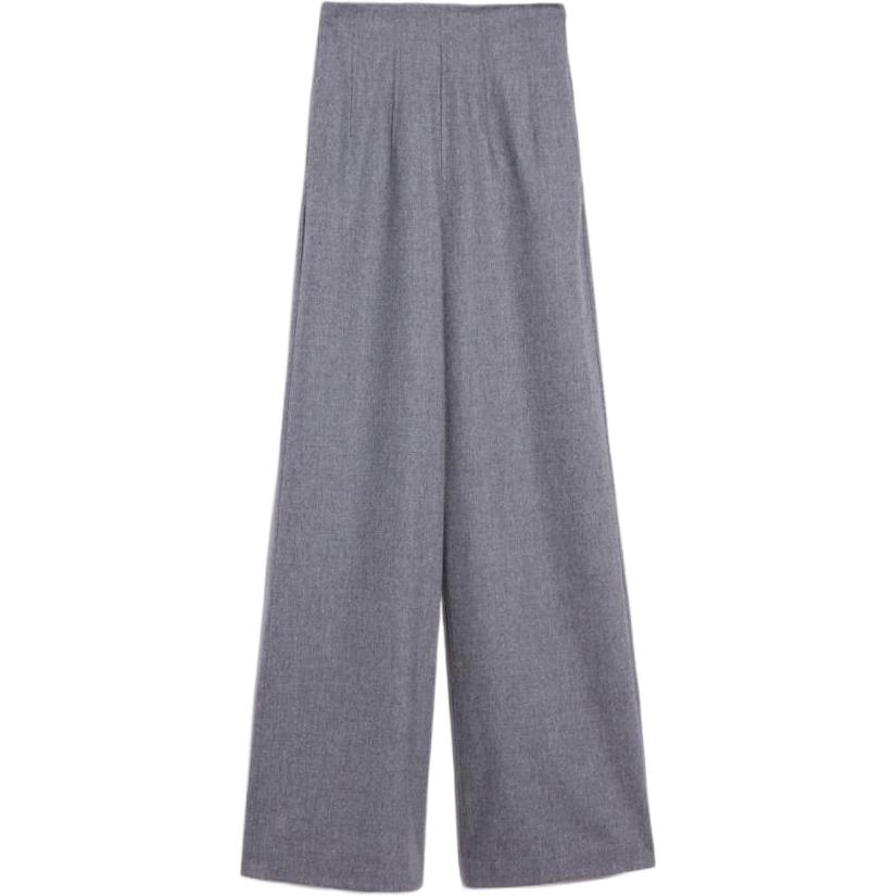 (Women) 'S Max Mara MaxMara  High-Waist Solid Color Casual Pants with Side Pockets. 1136103306-002