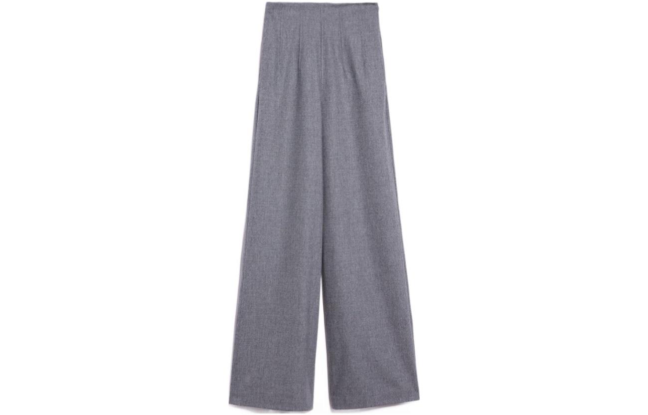 Order (W) ''S Max Mara MaxMara Celana High-Waist Warna Polos dengan Kantong Samping. 1136103306-002