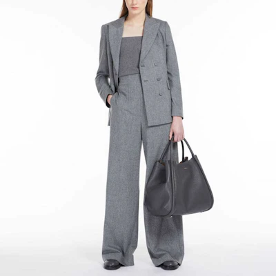 (W) ''S Max Mara MaxMara Celana High-Waist Warna Polos dengan Kantong Samping. 1136103306-002 Purchase (W) ''S Max Mara MaxMara Celana High-Waist Warna Polos dengan Kantong Samping. 1136103306-002