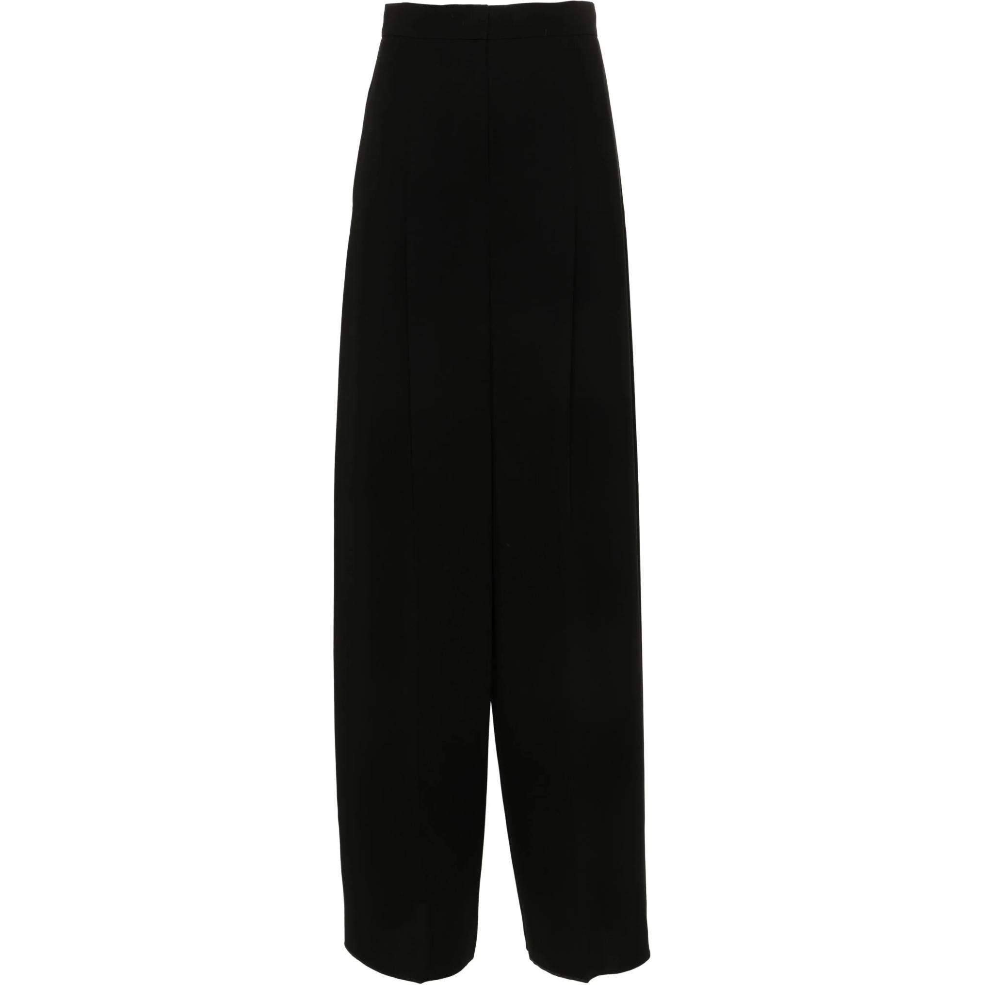 (Women) 'S Max Mara MaxMara  High-Waist Wide-Leg Trousers Black 2421136041600