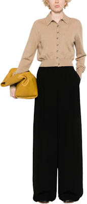 (W) Seluar Panjang Tinggi Pinggang Lebar ''S Max Mara MaxMara Hitam 2421136041600 Lookbook (W) Seluar Panjang Tinggi Pinggang Lebar ''S Max Mara MaxMara Hitam 2421136041600