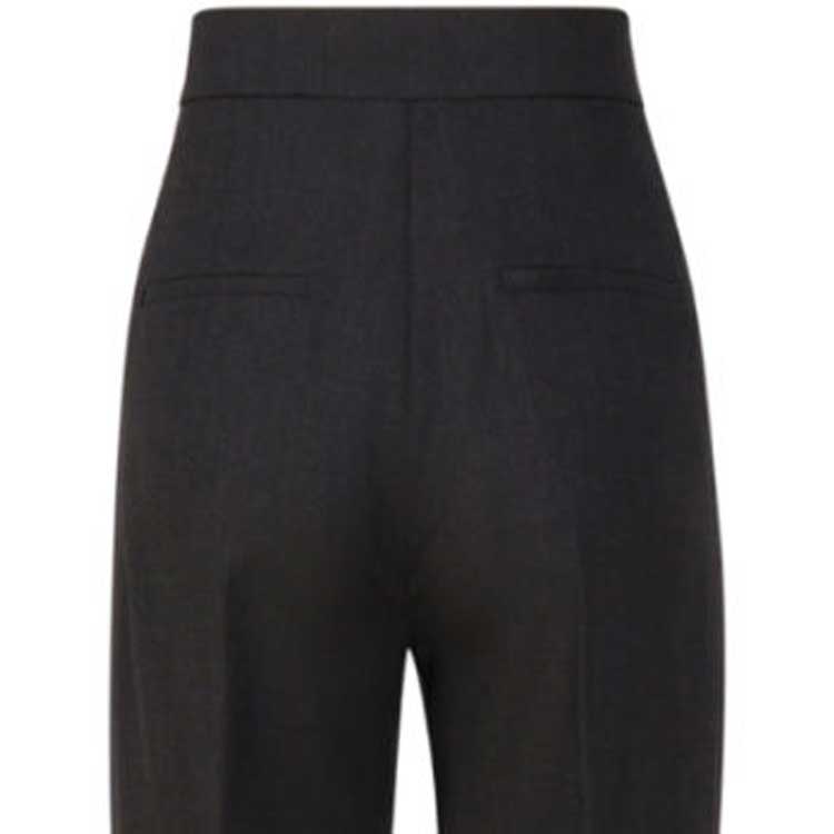 Shop (W) ''S Max Mara MaxMara 高腰百褶休閒長褲 黑色 1136113906-008