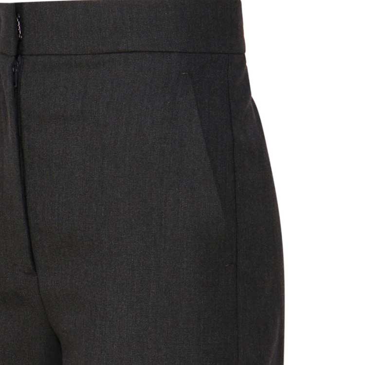 Sizing (W) ''S Max Mara MaxMara 高腰百褶休閒長褲 黑色 1136113906-008