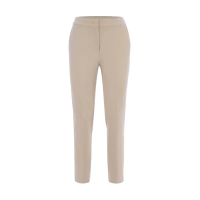 (Women) 'S Max Mara MaxMara High-Waisted Slim Fit Casual Pants Light Brown 1178101106-050