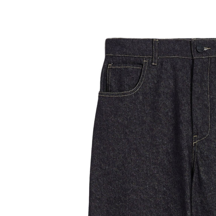 Details for (Women) 'S Max Mara MaxMara  High-Waisted Wide-Leg Jeans in Solid Dark Blue 1131164106-001