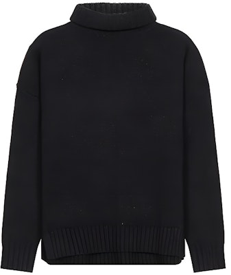 (Women) 'S Max Mara MaxMara High Neck Wool Knit Sweater Coal Grey Pullover 1366111306008-TRAU Buy (Women) 'S Max Mara MaxMara High Neck Wool Knit Sweater Coal Grey Pullover 1366111306008-TRAU