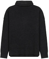 Order (W) ''S Max Mara MaxMara 高領羊毛針織毛衣 煤灰色套頭衫 1366111306008-TRAU