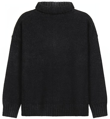 (Women) 'S Max Mara MaxMara High Neck Wool Knit Sweater Coal Grey Pullover 1366111306008-TRAU Lookbook (Women) 'S Max Mara MaxMara High Neck Wool Knit Sweater Coal Grey Pullover 1366111306008-TRAU