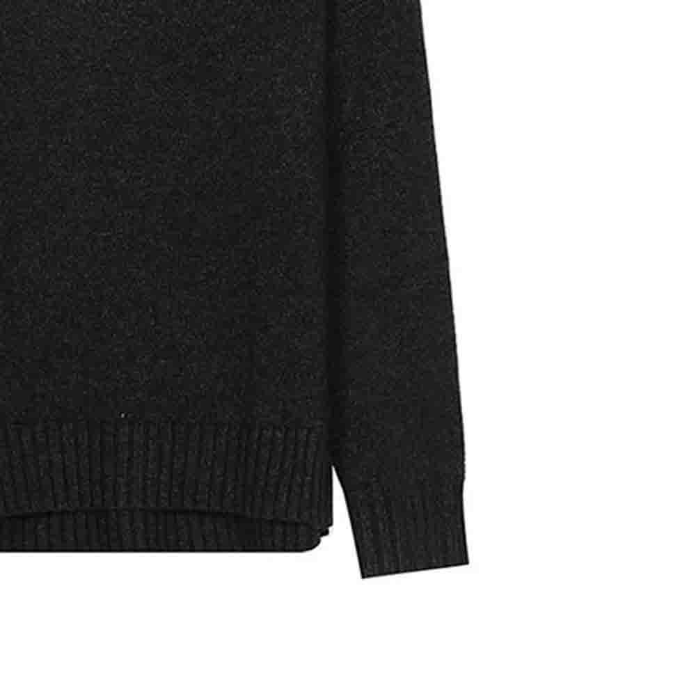 Details for (Women) 'S Max Mara MaxMara  High Neck Wool Knit Sweater Coal Grey Pullover 1366111306008-TRAU