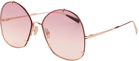 (Women) 'S Max Mara MaxMara Irregular Full-Rim Gold Sunglasses MMSHOOKSDDB9RA8 (Women) 'S Max Mara MaxMara Irregular Full-Rim Gold Sunglasses MMSHOOKSDDB9RA8