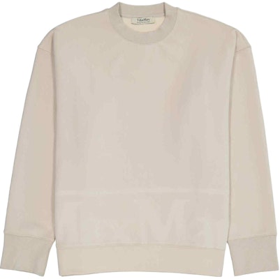 (W) ''S Max Mara マックスマーラ アイボリーホワイト クルーネック 長袖スウェットシャツ 99260113-600-001 Buy (W) ''S Max Mara マックスマーラ アイボリーホワイト クルーネック 長袖スウェットシャツ 99260113-600-001