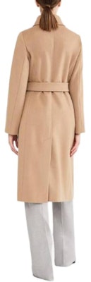 (W) ''S マックスマーラ マックスマーラ カーキ 長袖 ベルト付きロングコート ラペル付き 6016103906006-BCOLLAG Shop (W) ''S マックスマーラ マックスマーラ カーキ 長袖 ベルト付きロングコート ラペル付き 6016103906006-BCOLLAG