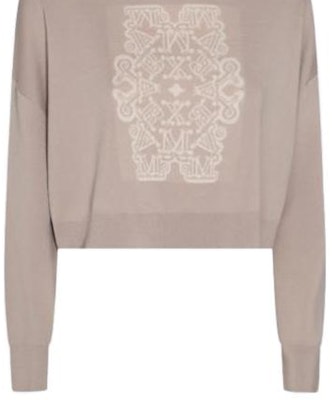 (W) Suéter de Punto Manga Larga Cuello Redondo Marrón ''S Max Mara MaxMara 2313661239600-014 Purchase (W) Suéter de Punto Manga Larga Cuello Redondo Marrón ''S Max Mara MaxMara 2313661239600-014