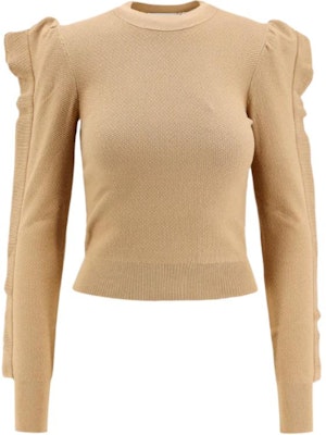 (Women) 'S Max Mara MaxMara Light Brown Crewneck Long-Sleeve Knit Sweater 2421366071600-003 Order (Women) 'S Max Mara MaxMara Light Brown Crewneck Long-Sleeve Knit Sweater 2421366071600-003