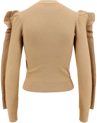 (Women) 'S Max Mara MaxMara Light Brown Crewneck Long-Sleeve Knit Sweater 2421366071600-003 Lookbook (Women) 'S Max Mara MaxMara Light Brown Crewneck Long-Sleeve Knit Sweater 2421366071600-003