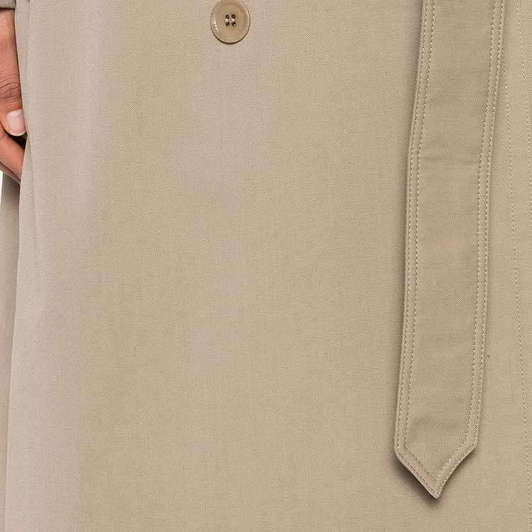 (Women) 'S Max Mara MaxMara  Light Brown Double-Breasted Mid-Length Trench Coat. 2411021011600-002 圖 6