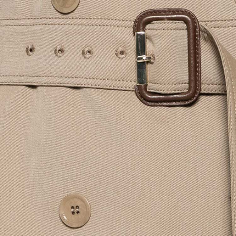 (Women) 'S Max Mara MaxMara  Light Brown Double-Breasted Mid-Length Trench Coat. 2411021011600-002 圖 7