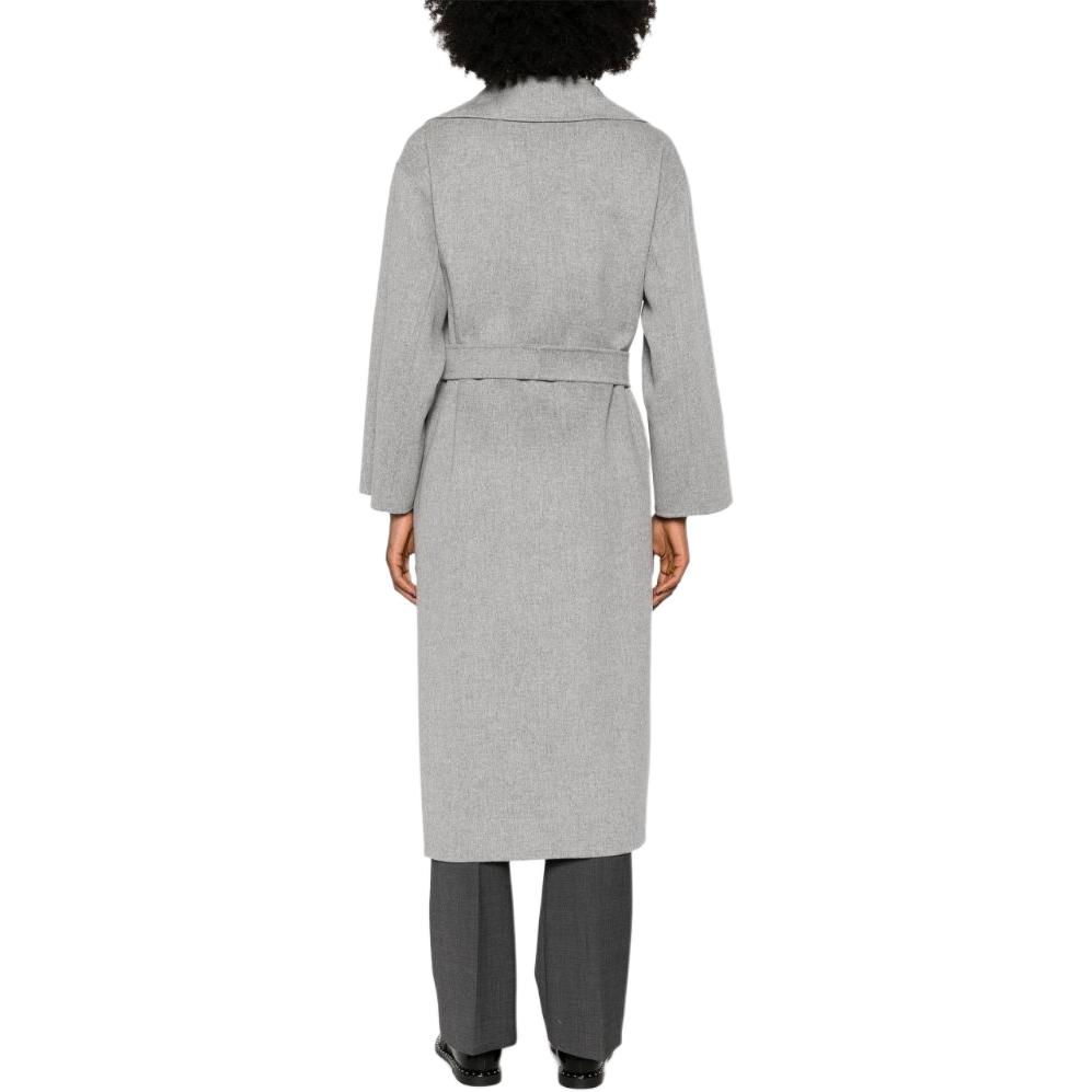 (Women) 'S Max Mara MaxMara  Light Gray Belted Long Sleeve Mid-Length Coat. 9016094106-042 圖 5