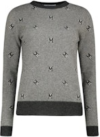 (W) ''S Max Mara ロゴプリント クルーネック ウールセーター - グレー 13661413600015-PANARO Order (W) ''S Max Mara ロゴプリント クルーネック ウールセーター - グレー 13661413600015-PANARO