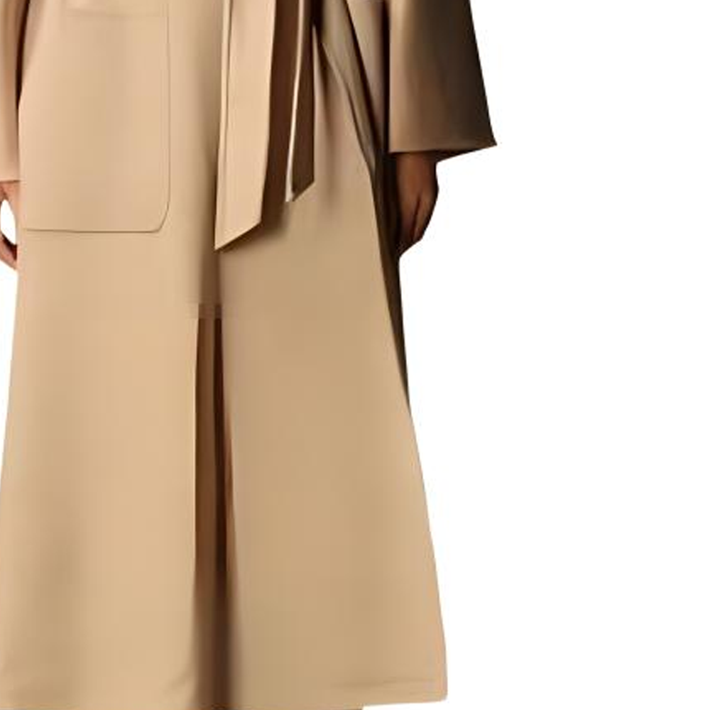 (Women) 'S Max Mara MaxMara  Long Belted Coat with Pockets in Khaki Color. 1016091906-010 圖 5