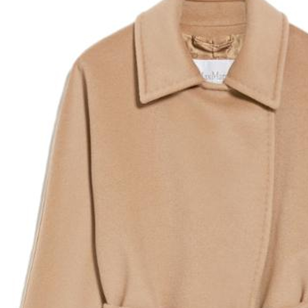 (Women) 'S Max Mara MaxMara  Long Camel Coat - Cashmere & Wool Robe Style with Lapel. 1016033306001-ESTELLA 圖 7