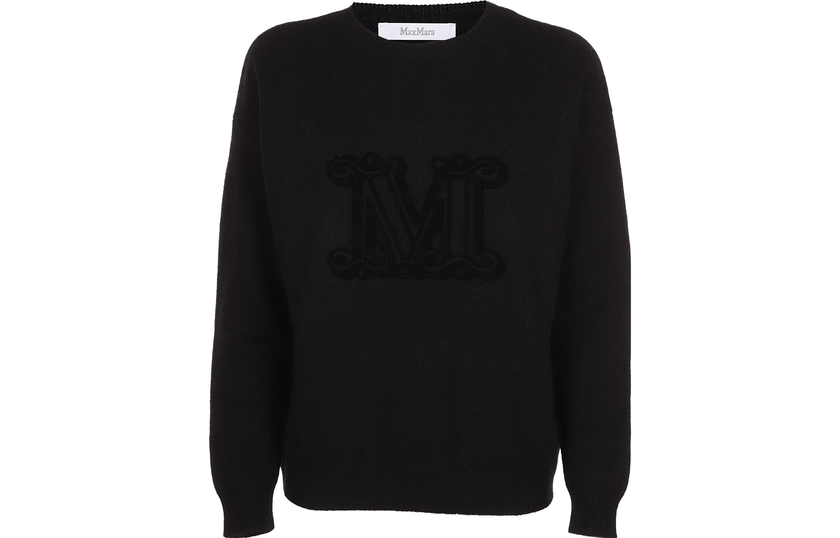 Order (W) 막스마라 루즈핏 블랙 니트 긴소매 스웨터 13660813600 GIOSTRA 006