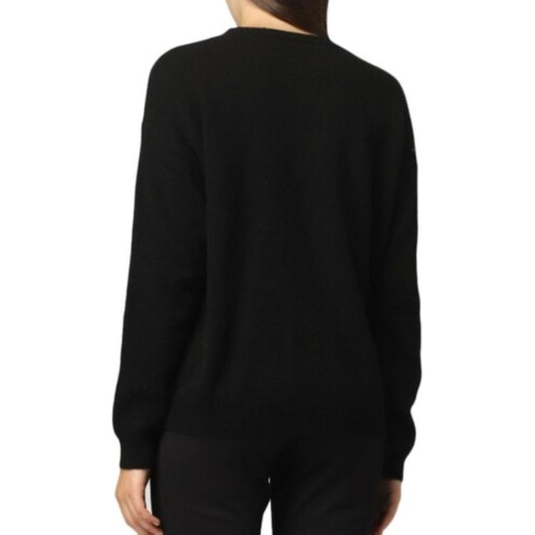 Shop (W) 막스마라 루즈핏 블랙 니트 긴소매 스웨터 13660813600 GIOSTRA 006
