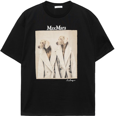 (W) ''赛马拉 MaxMara 松身版黑色狗狗印花短袖 T 恤'' 2319460139600TACCO011 Buy (W) ''赛马拉 MaxMara 松身版黑色狗狗印花短袖 T 恤'' 2319460139600TACCO011