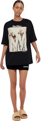 (W) ''赛马拉 MaxMara 松身版黑色狗狗印花短袖 T 恤'' 2319460139600TACCO011 Purchase (W) ''赛马拉 MaxMara 松身版黑色狗狗印花短袖 T 恤'' 2319460139600TACCO011