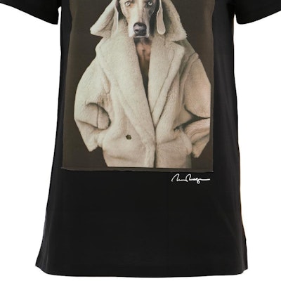 (W) 맥스마라 루즈핏 애니멀 그래픽 블랙 반팔 티셔츠. VALIDO004 Purchase (W) 맥스마라 루즈핏 애니멀 그래픽 블랙 반팔 티셔츠. VALIDO004